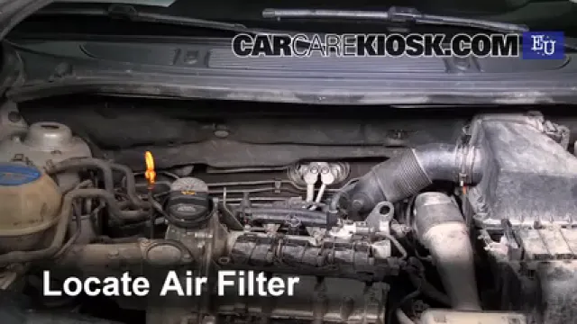 2007 Skoda Roomster HTP 1.2L 3 Cyl. Filtre à air (moteur) Changement